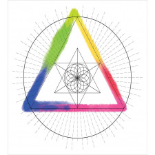 Rainbow Triangle Duvet Cover Set