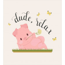 Pot Belly Pink Piglet Duvet Cover Set