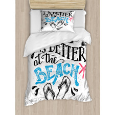 Life is Better at the Beach Duvet Cover Set