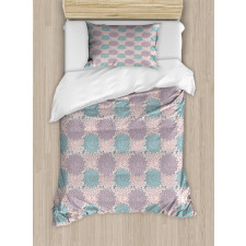 Multi Petal Chrysanthemum Duvet Cover Set