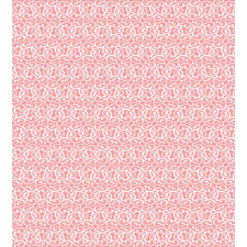 Swirled Floral Pattern Duvet Cover Set