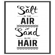 Salt in the Air Salt in Hair Duvet Cover Set