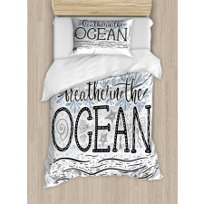 Breathe in the Ocean Duvet Cover Set