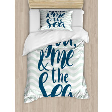 You and Me and the Sea Duvet Cover Set