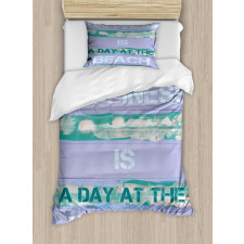 Happiness is Beach Day Duvet Cover Set