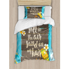 Salty Sand in My Hair Duvet Cover Set