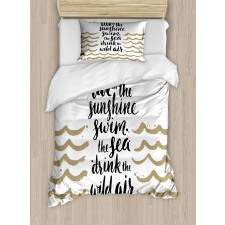 Live in the Sunshine Duvet Cover Set