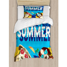 Dogs Days of Summer Duvet Cover Set