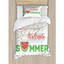 Welcome Summer Theme Duvet Cover Set