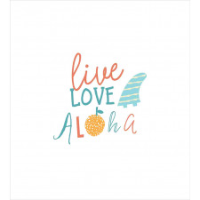 Live Love Aloha Fruit Duvet Cover Set