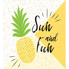 Sun and Fun Pineapple Duvet Cover Set