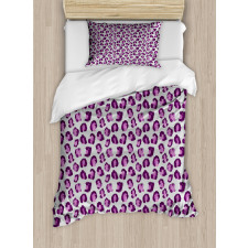 Brush Strokes Illustration Duvet Cover Set