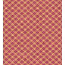 Checkered Tartan Motif Duvet Cover Set