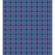 Floral Paisley Pink Blue Duvet Cover Set