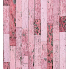 Pink Toned Rustic Planks Duvet Cover Set