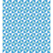 Grid Tile Triangle Shapes Duvet Cover Set