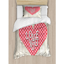 Valentines Day Themed Heart Duvet Cover Set