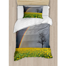 Dandelion Field and Tree Duvet Cover Set