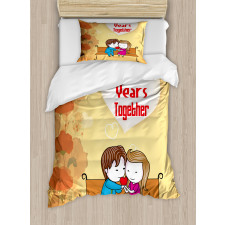 9 Years Together Duvet Cover Set