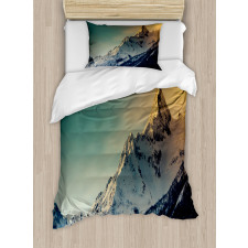 Winter Landscape Panorama Duvet Cover Set