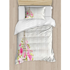 Spring Blossoming Flowers Duvet Cover Set