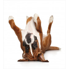 Funny Playful Puppy Image Duvet Cover Set
