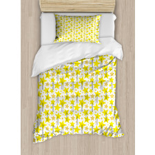 Ladders and Stars Geometric Duvet Cover Set