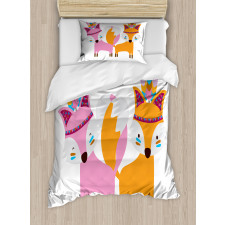 Feathers Forest Duvet Cover Set