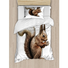 Sketch Artwork Wildlife Duvet Cover Set