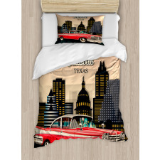 Welcome to Texas Greeting Duvet Cover Set