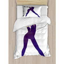 Dancer Young Lady in High Heel Duvet Cover Set