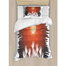 Party Night Club Fun Concept Duvet Cover Set