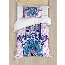 Oriental Mehndi Hand Duvet Cover Set