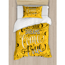 Let Your Dreams Come True Duvet Cover Set