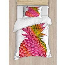 Tropical Organic Fruit Duvet Cover Set