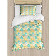 Silhouette Petals Nature Duvet Cover Set