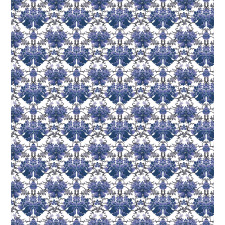Symmetrical Oriental Nature Duvet Cover Set