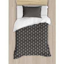 Triangles Striped Hexagons Duvet Cover Set