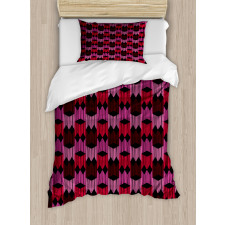 Rhombuses and Diamonds Duvet Cover Set