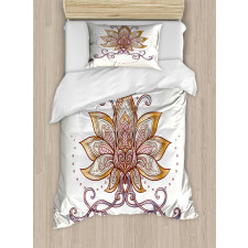 Flowers Motif Duvet Cover Set