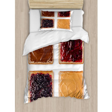 Breafast Toast Design Duvet Cover Set