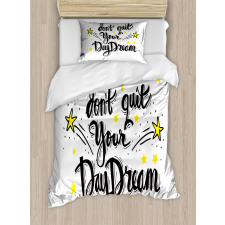 Don't Quit Your Daydream Star Duvet Cover Set