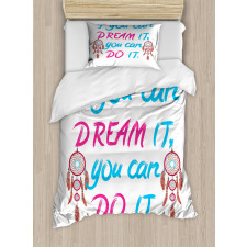 Motifs Words Duvet Cover Set