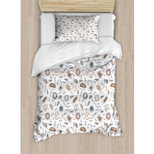 Bacteria Virus and Germs Duvet Cover Set