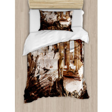 Lion and Hawk Duvet Cover Set