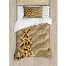 Triangular Shaped Starfish Duvet Cover Set