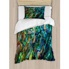 Haliotis Seashell Macro Photo Duvet Cover Set