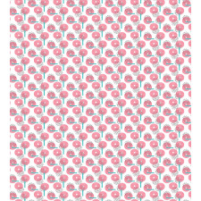 Circles Dots and Bars Art Duvet Cover Set