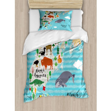 Indigenous Animals Duvet Cover Set