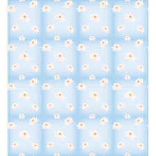 Cartoon Water Lily Duvet Cover Set